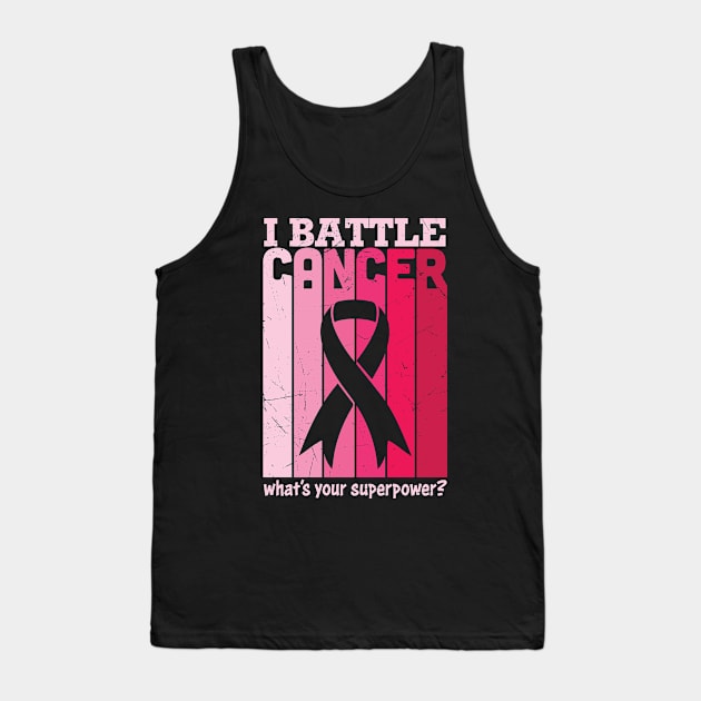 Battle Cancer Tank Top by crazytz